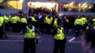 Manchester United at Leeds 2011  United fans arriving [upl. by Jules]