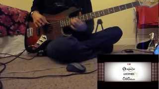 Bleach OP 15  春風 Harukaze by Scandal Bass Cover [upl. by Ayot938]