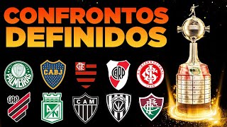 ⚽️ SORTEIO DAS OITAVAS DE FINAL DA CONMEBOL LIBERTADORES 2023  CONFRONTOS DEFINIDOS [upl. by Fatsug]