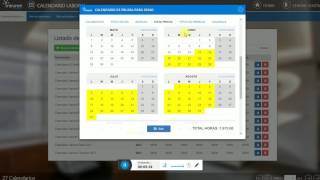 Calendario Laboral Configuración [upl. by Silvana880]