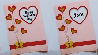 Valentine diy crafts 2024valentine cards handmade easylove card making ideas easy valentinesday [upl. by Hessler]