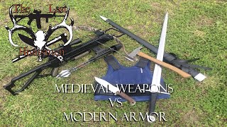 Medieval Weapons VS Modern Soft Armor [upl. by Evad459]