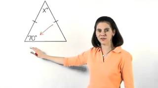 The Isosceles Triangle Theorem  MathHelpcom [upl. by Aiekram466]