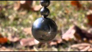 Neodymium Magnets Magnetic Ball Spins for over five minutes LOW FRICTION BEARING [upl. by Aydni827]