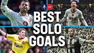 Sensational Solo Goals 😲  Giroud Ginola James Giggs  Emirates FA Cup [upl. by Ynots]