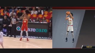 Zaccharie Risacher Jumpshot Fix 2 Options  NBA 2K20 Mobile [upl. by Nitz560]