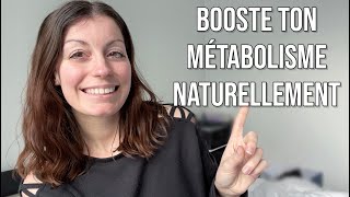 5 associations DALIMENTS pour BOOSTER ton MÉTABOLISME [upl. by Netsrak828]