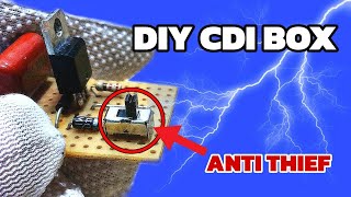 How to Make an AC CDI Circuit to Prevent Motorcycle Theft [upl. by Aerbua975]