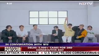 BTS ON NDTV INTERVIEW ENG SUB  OCTOBER 31TH [upl. by Westley]