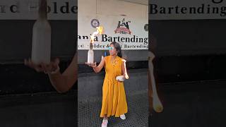 Bartending school in Banglore bartending flairmania viralshort kavitamedar [upl. by Eenrahc]