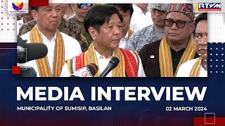 Media Interview in Sumisip Basilan 322024 [upl. by Bernard]