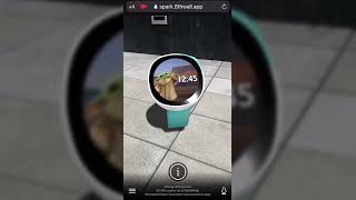 Interactive WebAR Smart Watch for Disney [upl. by Elorac]