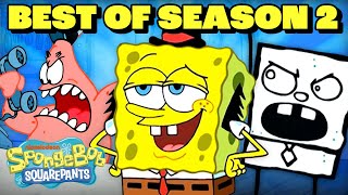 SpongeBobs Most Iconic Moments of Season TWO  SpongeBob [upl. by Yonina339]