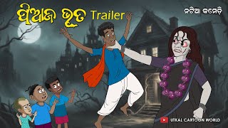 Natia Comedy  Piaja Bhuta  Trailer  Odia Horror comedy  Odia cartoon [upl. by Kam]