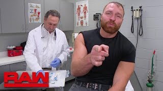 Dean Ambrose gets a series of inoculations Raw Nov 26 2018 [upl. by Nybor]