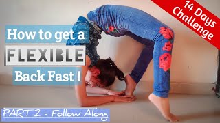 Intermediate Back Flexibility Stretches  GET FLEXIBLE BACK FAST amp Easily ♡ [upl. by Adnawyt]