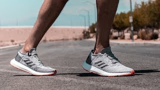 adidas Pure Boost GO review  on foot [upl. by Largent99]