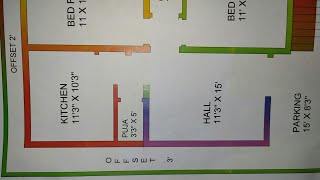 20 × 30 north face house plan map naksha design [upl. by Joost]