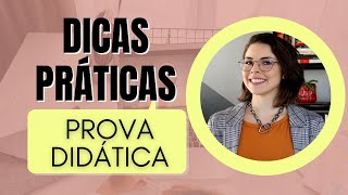 Dicas para PROVA DIDÁTICA de SELEÇÃO DOCENTE [upl. by Tull]