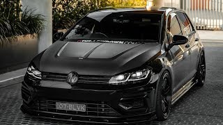 VW Golf R MK75  Brutal Xforce Exhaust Snow Launch amp Accelerate [upl. by Darreg524]