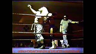 Masterz Of Mayhem TV  Classic Wrestling  Moondog Splatt w Mgr Dr Dream Vs Ron Cumberledge [upl. by Bornstein948]