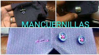 Mancuernillas accesorios para camisas de Vestir [upl. by Hareema923]