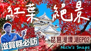 秋天美景美食！國寶彥根城賞楓🏯寧靜浪漫水鄉近江八幡 四季皆美的甜點童話世界La Collina 現烤年輪蛋糕好吃到融化｜滋賀縣 琵琶湖秋日環湖EP02｜玩樂 [upl. by Ariel]