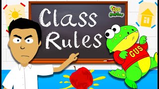 Learn the Rules of the Classroom amp Go Back To School with Gus the Gummy Gator [upl. by Sudnor128]