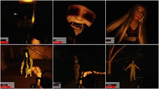 ALL SCARY MOMENTS AND JUMPSCARES  Kampong  Chapter 2  Roblox [upl. by Amahcen]