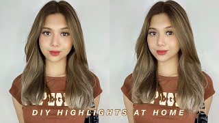 I BLEACHED amp DYED MY HAIR DIY HIGHLIGHTSBALAYAGE AT HOME kylie jenners hair [upl. by Joscelin465]