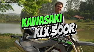 NOVA KAWASAKI KLX 300R TESTE COMPLETO [upl. by Gninnahc]