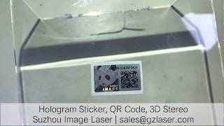 Tax Stamp Security Hologram QR Code printing [upl. by Simmonds]