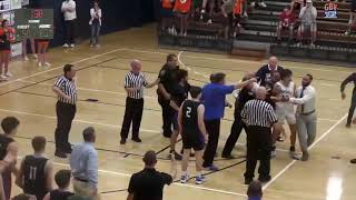 WATCH Fight breaks out at FarragutWilliam Blount basketball game [upl. by Eki]