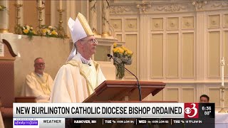 New Catholic bishop ordained in Burlington [upl. by Sayre]