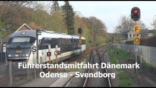 Führerstandsmitfahrt Dänemark Odense  Svendborg mit RV4661 [upl. by Feinberg372]