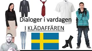 Dialoger i vardagen  I klädaffären [upl. by Alphard762]