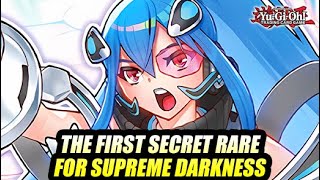 The First Secret Rare For YuGiOh Supreme Darkness [upl. by Anitsugua]