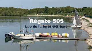 Régate voiliers 505  Lac de la forêt dOrient  13 amp 14 Avril 2024 [upl. by Ress]