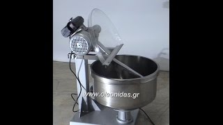 Επαγγελματικό Ζυμωτήριο 45 λίτρων 23 κιλών Fork Mixer bakery with fixed bowl 45 ltr [upl. by Atsev275]