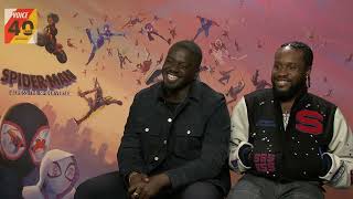 Shameik Moore and Daniel Kaluuya are excited for reactions to SpiderMan Across The SpiderVerse [upl. by Domel]