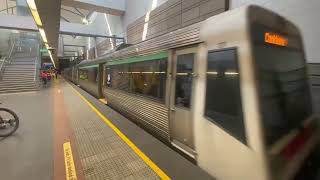 Transperth A series set 4626 Departing Elizabeth Quay Station [upl. by Auberon]