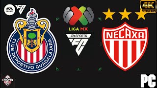 GUADALAJARA VS NECAXA  LIGA MX FC 24 [upl. by Nelehyram590]