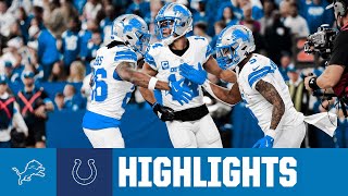 Lions Defense keeps Colts out of the end zone in 246 win  Lions at Colts Week 12 NFL Highlights [upl. by Ludwog339]