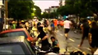 VIDEO Car Plows Into Group of Bikers [upl. by Learsi]