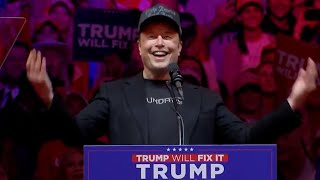 Elon Musk full speech at Trump rally in Madison Square Garden Oct 27 2024 [upl. by Tadich]