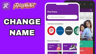 How To Change Name On RetailMeNot App [upl. by Primrosa128]