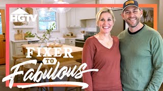 Outdated Home Refreshed with Modern Farmhouse Renovation  Fixer to Fabulous  HGTV [upl. by Aivekal479]