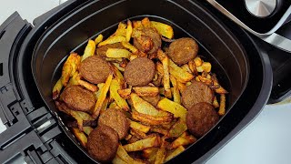 Şahane Bir Lezzet ✅Airfryerda Patates Köfte Tarifi✅Airfryer Tarifleri✅Philips Airfryer Tarifleri [upl. by Cohbert692]