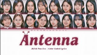 JKT48  Antenna  Color Coded Lyrics Theater Live Ver [upl. by Rabjohn]