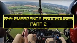 R44 Emergency Procedures Part 2 groundschool [upl. by Annawoj]